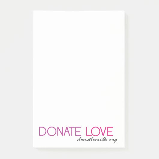 Donate Love Post-it® Notes (Voorkant)