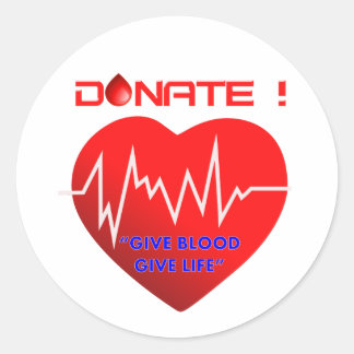 Donate Ronde Sticker