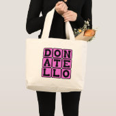 Donatello, Renaissance Kunstenaar Grote Tote Bag (Voorkant (product))