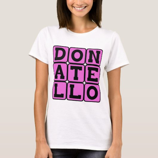 Donatello, Renaissancekunstenaar T-shirt (Voorkant)