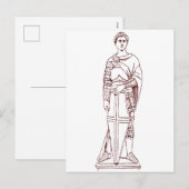Donatello’s Saint George - Renaissance Sculpture Feestdagenkaart (Voorkant / Achterkant)