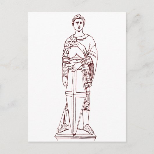 Donatello’s Saint George - Renaissance Sculpture Feestdagenkaart (Voorkant)