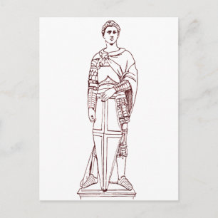 Donatello's Sint-Joris - Renaissance Beeldhouwkuns Briefkaart