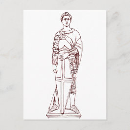 Donatello's Sint-Joris - Renaissancesculptuur Feestdagenkaart