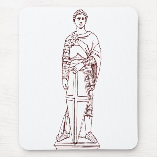 Donatello's Sint-Joris - Renaissancesculptuur Muismat (Voorkant)