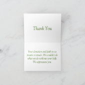 Donatie Bedankt met bloemen (Binnen)