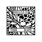 Donatie Bookplate Rubberstempel (Afrduk)