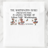 Donatie - In Memoriam Sticker (Tas)