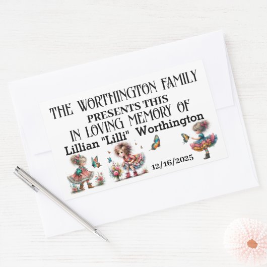 Donatie - In Memoriam Sticker (Envelop)