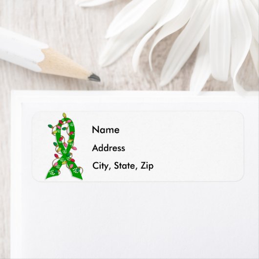 Donatie-kerstlampje voor orgaandonatie etiket (Insitu)