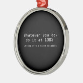 donatie metalen ornament (Links)