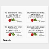 Donatie-Sticker Rechthoekige Sticker (Vel)