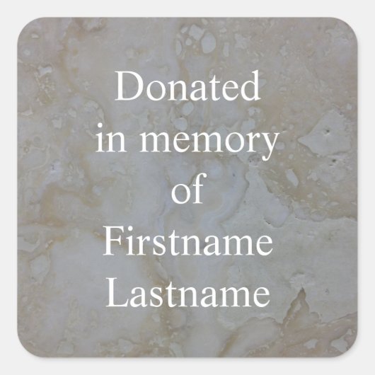 Donatie Sticker Stone (Voorkant)