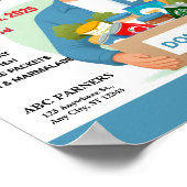 donatie van een voedselbank | ontwerp voor poster (Hoek)