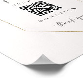 Donatie van het Honeymoon Fonds Scantand CashGift Poster (Hoek)