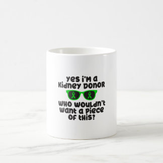 Donatiebewustzijn bij nier, donor koffiemok