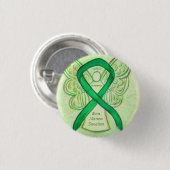 Donatiebewustzijn van beenmerg Ribbon Angel-Button Ronde Button 3,2 Cm (Voorkant /achterkant)