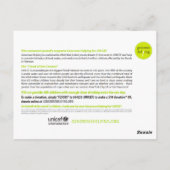 Donatiekaart Briefkaart (Achterkant)