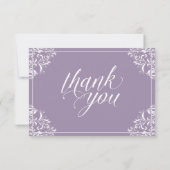 Donatiekaarten voor beiderf | Nadine (Lavender) Bedankkaart (Achterkant)