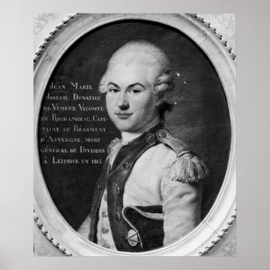 Donatien Marie Joseph de Vimeur Poster (Voorkant)
