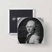 Donatien Marie Joseph de Vimeur Vierkante Button 5,1 Cm (Voorkant /achterkant)