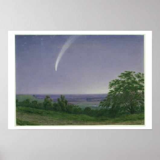 Donati's Comet, Oxford, 7.30 uur, 5 oktober 1858 ( Poster (Voorkant)