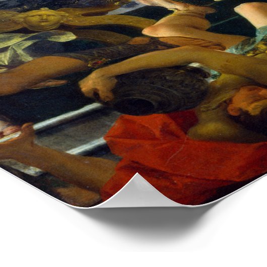 Donato Creti Alexander de Grote Poster (Hoek)