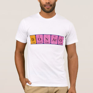 Donato periodiek table name shirt