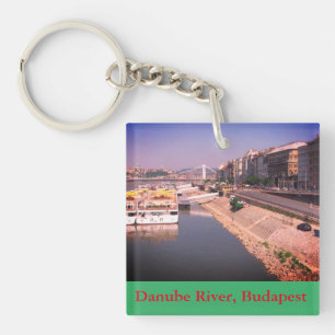 Donau, Boedapest, Hongarije Sleutelhanger