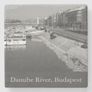 Donau, Boedapest, Hongarije Stenen Onderzetter