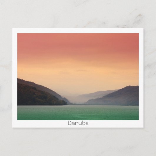 Donau Briefkaart (Voorkant)