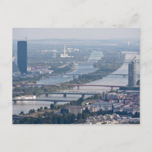 Donau en Nieuwe Donau Briefkaart