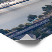 Donau en Nieuwe Donau Poster (Hoek)