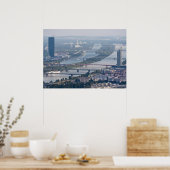 Donau en Nieuwe Donau Poster (Keuken)