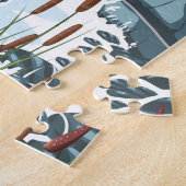 Donau Europese Rivier Reizen poster Legpuzzel (Zijkant)