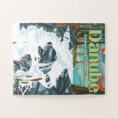 Donau Europese Rivier Reizen poster Legpuzzel (Horizontaal)