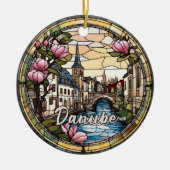 Donau in Duitsland Keramisch Ornament (Voorkant)