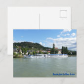 Donau, Oostenrijk Riviercruise Briefkaart (Voorkant / Achterkant)