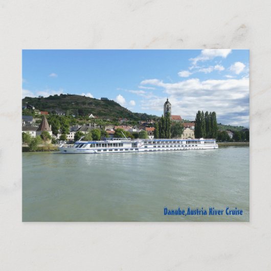 Donau, Oostenrijk Riviercruise Briefkaart (Voorkant)