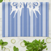 Donau-Victoriaans streep met vlinder Theedoek (Gevouwen)