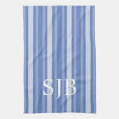 Donau Victoriaans Stripe met monogram Theedoek (Verticaal)