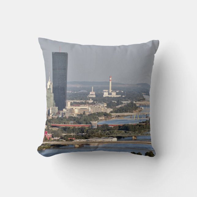 Donaucity, Wenen Oostenrijk Kussen (Voorkant)