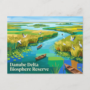 Donaudelta Biosfeerreservaat Roemenië Briefkaart