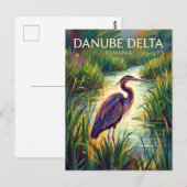 Donaudelta Roemenië Briefkaart (Voorkant / Achterkant)