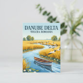 Donaudelta Roemenië Briefkaart (Staand voorkant)
