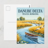 Donaudelta Roemenië Briefkaart (Voorkant / Achterkant)