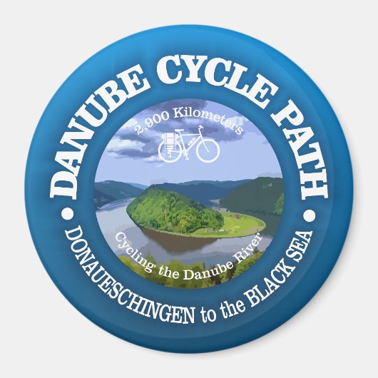 Donaufietspad (cyclus c) magneet (Voorkant)