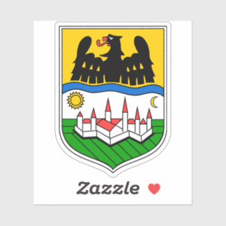 Donauschwaben Wapens, vinylSticker, op maat gesned Sticker