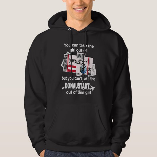Donaustadt Boarding Pass  Donaustadt Girl  Donaust Hoodie (Voorkant)