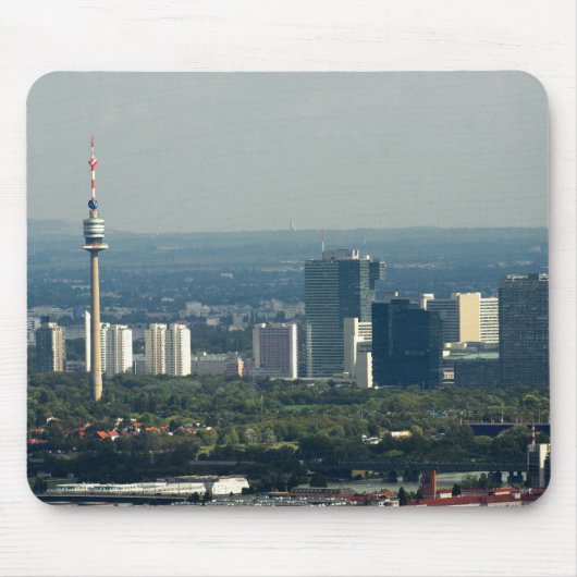 Donauturm en UNO City Muismat (Voorkant)